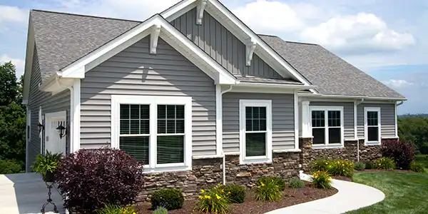 image of gray home exterior